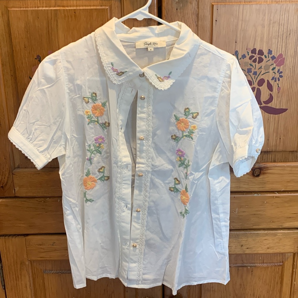 Simple Retro Blouse